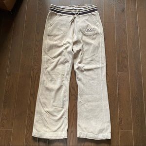 Vintage Boca Authentic Velour Lounge Pants Women’s Size Medium Light Tan